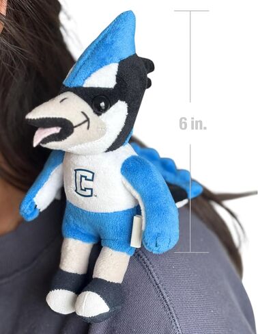 Creighton University Billy Bluejay Wearable Shoulder Plush 6 Inch by ACM Plush – Magnetic Mascot Plush Toy, Soft Polyester Stuffed Animal in Kuwait