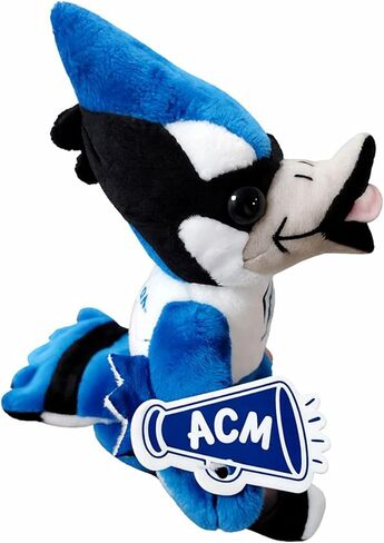 Creighton University Billy Bluejay Wearable Shoulder Plush 6 Inch by ACM Plush – Magnetic Mascot Plush Toy, Soft Polyester Stuffed Animal in Kuwait