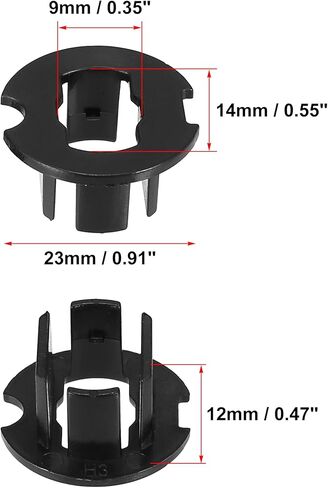 X AUTOHAUX 2pcs H3 LED Headlight Adapter Base Bulb Sockets Retainer Holder Universal for Car Black in Kuwait