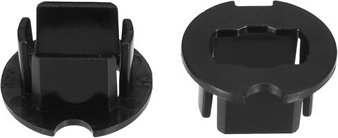 X AUTOHAUX 2pcs H3 LED Headlight Adapter Base Bulb Sockets Retainer Holder Universal for Car Black in Kuwait