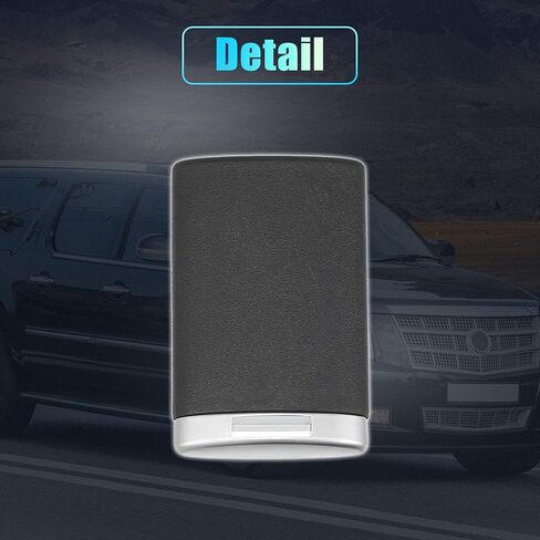 X AUTOHAUX 4 زر استبدال مفتاح فوب حافظة مفتاح بعيد للدخول بدون مفتاح لكاديلاك DTS STS 2008-2010 لـ CTS 2008-2013 OUC6000066 بدون شفرة ولا رقاقة in Kuwait