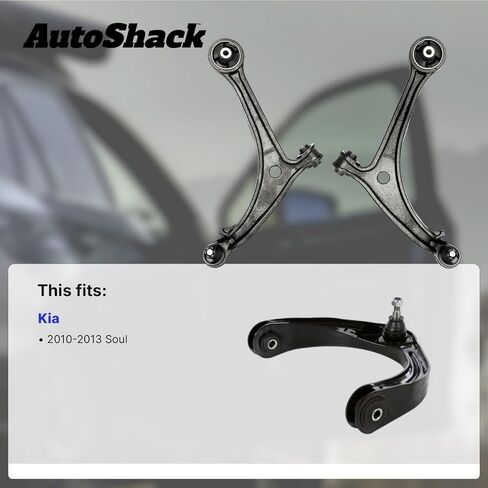 AutoShack Front Lower Control Arms and Ball Joint with Bushings for Kia, Soul 2010-2013, FWD L4 1.6L 2.0L, Pair in Kuwait