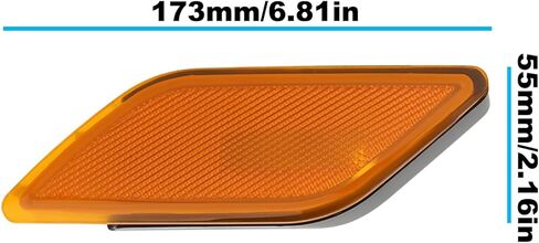 Front Bumper Side Marker Lights Cover Left & Right 2078200421, 2078200321 Compatible with Mercedes-Benz E350 Coupe 2 Door 3.5L in Kuwait