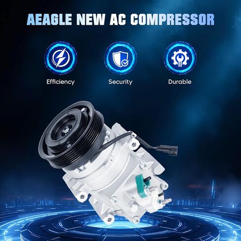 Air Conditioner AC Compressor with Clutch for Ford Fiesta 1.6 1.6l 2010 2011 2012 2013 10 11 12 13 in Kuwait