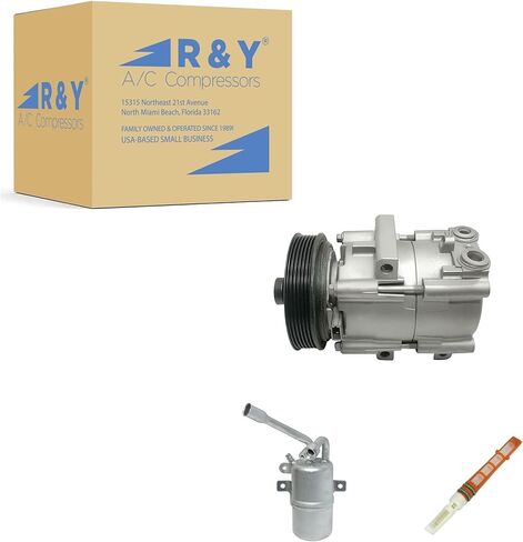 RYC Automotive Air Conditioning Compressor and Clutch Kit KT DA50-01 (Fits Ford Focus 2.0L, 2.3L 2003, 2004, 2005, 2006, 2007) in Kuwait