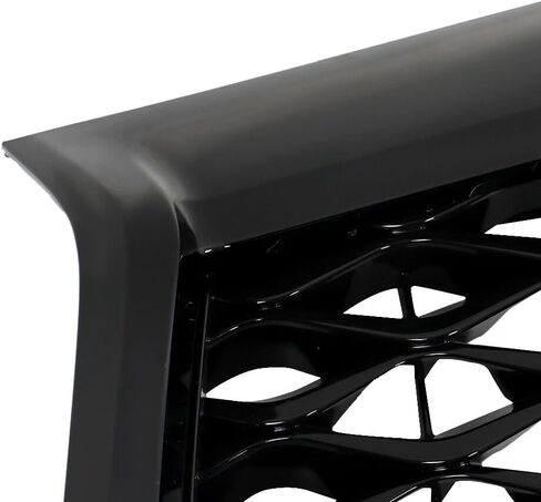 Glossy Black Front Bumper Upper Grille Compatible With Infiniti Qx80 2018-2021 Limited Luxe Premium W/camera, Black Honeycomb Hood Grill Replacement 62310-6GW0A 623106GW0A in Saudi Arabia