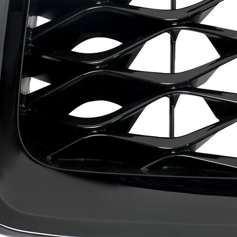 Glossy Black Front Bumper Upper Grille Compatible With Infiniti Qx80 2018-2021 Limited Luxe Premium W/camera, Black Honeycomb Hood Grill Replacement 62310-6GW0A 623106GW0A in Saudi Arabia