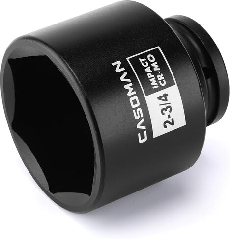 CASOMAN 3/4" Drive x 2-3/4" Shallow Impact Socket, 6-Point, SAE, CR-MO in Kuwait