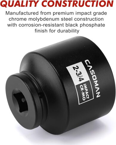 CASOMAN 3/4" Drive x 2-3/4" Shallow Impact Socket, 6-Point, SAE, CR-MO in Kuwait