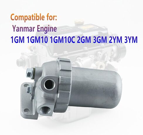 124790-55601 Fuel Strainer Assy,121370-55600,121370-55601 Fuel Filter Assembly Compatible With Yanmar Engine 1GM10, 2GM20, 2GM20F, 2YM15, 3GM30, 3GM30F,3YM20,3YM30 in Saudi Arabia