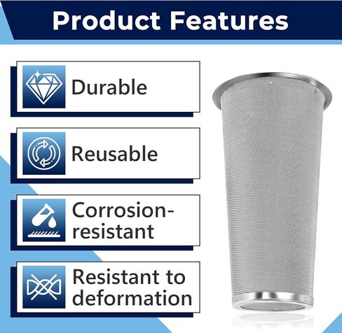 2 Pcs Tractor Fuel Tank Filter Strainer for Kubota BX Series 1880, 2360, 23S, 24, 25D, 2380, 2670, 2680, 304 Stainless Steel Cone Design, fuel tank filter for Kubota with Dutch Weave Mesh in Kuwait