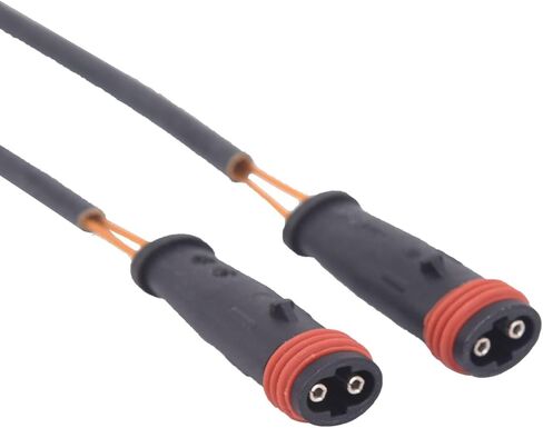 2PCS Front Left Right Brake Pad Wear Sensor, Compatible with Mercedes-Benz Sprinter 2500 2010-2024, for Sprinter 1500 2019-2023, for ML350 2006, 2010-2011, Replaces 2E0906206A, 2E0906206C in Kuwait