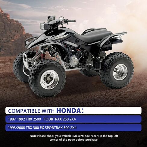 Rear Axle Bearing Carrier Hub 52200-HM3-000 Compatible with 1987-2009 Honda TRX250X 300X 300EX 2X4 in Kuwait