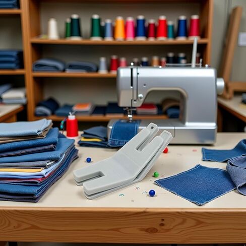 4Pcs (Large + Small) Hump Jumper Sewing Tools, Multifunctional Plastic Bulky Seam Jumpers, Foot Bulky Seam Aid Compatible for Husqvarna Viking for Chunky Denim and Hemlines, Presser Feet in Saudi Arabia