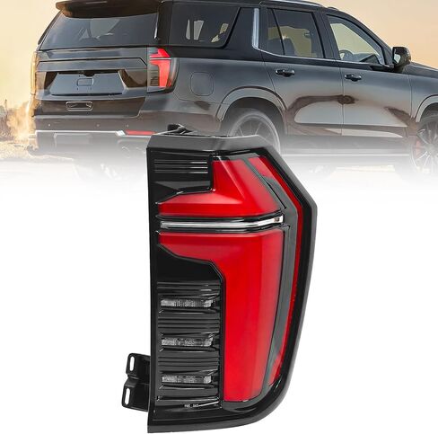Huray Right Full LED Tail Light مناسب لـ Chevy Tahoe/Suburban 2025 2026 RH الضوء الخلفي مجموعة مصابيح الفرامل الخلفية طراز OE بديل لـ 85765645 85742165 85050857 (جانب الركاب) in Saudi Arabia