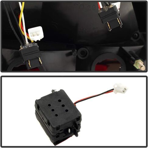ACANII-For 1998-2011 Ford Crown Victoria مصابيح خلفية LED زخارف سوداء 98-11 يسار + يمين in Kuwait