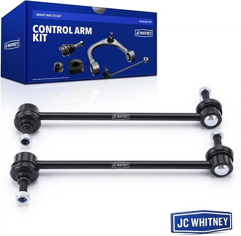 JC Whitney JFBAJCWCA00523 مجموعة من 2 وصلة Sway Bar (أمامية) - متوافقة مع Ford Fiesta 2011-2018، EcoSport 2018، Nissan Versa 2007-2019، Cube 2009-2014، Versa Note 2014-2019 in Kuwait