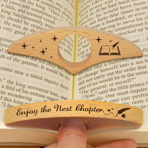 Quimoy Book Page Holder for Reading,Thumb Books Page Holder, Books Reading Accessories Gifts for Book Lovers Teachers Students Friends in Saudi Arabia