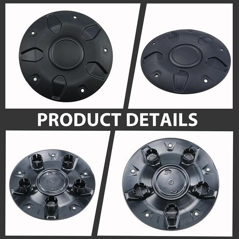 CK4Z-1130-C 16" Wheel Center Caps 4Pcs Fit for Ford Transit 150 250 350 350HD 2015-2026, Replacement Black Hubcaps Kit Replace# BK21-1130-CA BK211130CA in Kuwait