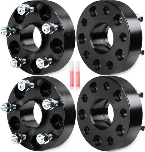 ECCPP 4PCS 1.5 inch (38mm) 5 Lug 5x4.5 to 5x4.5 Wheel Spacers Hub Centric 5x114.3mm 12x1.5 Fits for Toyota for Pickup 1983-1995| for Toyota for prius V 2012-2017 in Kuwait