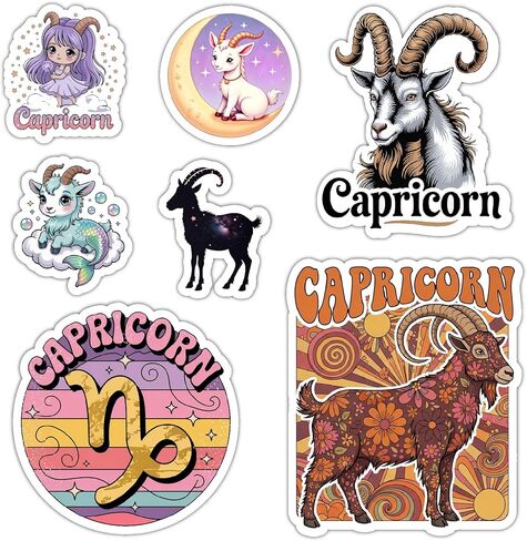 Gemini Zodiac Stickers Astrology Vinyl Decals for Water Bottle Laptop, Waterproof Zodiac Sign Stickers 6 Inch in Kuwait