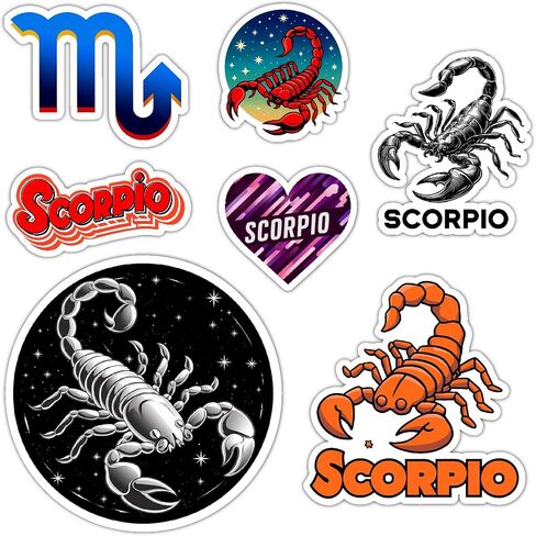 Gemini Zodiac Stickers Astrology Vinyl Decals for Water Bottle Laptop, Waterproof Zodiac Sign Stickers 6 Inch in Kuwait