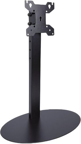Pomya Adjustable Tilt Monitor Riser for 14-34 Inch Screens | Freestanding Single Display Desk Stand Mount, Heavy Duty Steel Base, Cable Management, VESA in Kuwait