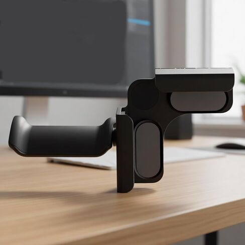 Clip on Headphone Hanger for Monitor Safely Hold Headphone Space Saving Easy Installation Desk Organization Accessories Stand for Screen in Saudi Arabia