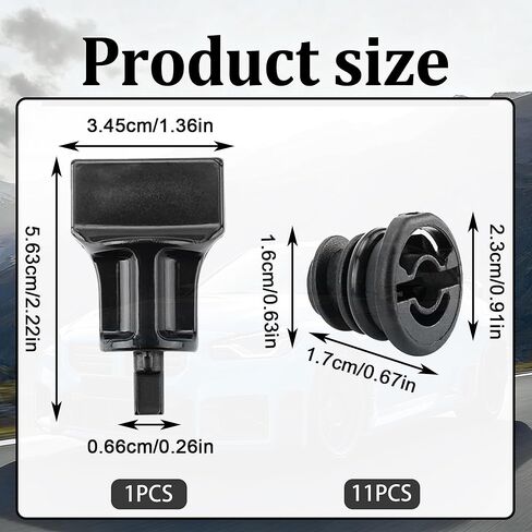 12PCS Oil Pan Drain Plug Fit For 2015-2025 Audi A1 A3 A4 A5 A6 A7 Q3 Q5 Q7 S3 Volkswagen Atlas Golf GTI Jetta Passat Tiguan 06L103801 06L103801D 06L-103-801 06L-103-801D 06L103801H 06L-103-801-H in Saudi Arabia