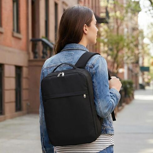 17x10x9 Personal Item Backpack for 40x20x25 Travel Bag 20L Carry on Backpack Flight Approved Airplanes Waterproof Underseat Hand Luggage Cabin Bag for Weekender Fits 14 Inch Laptop Black in Saudi Arabia