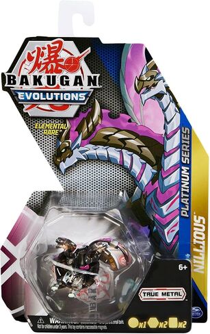 Bakugan Evolutions Platinum Series - Elemental Rare Nillious - True Metal 2022 in Kuwait