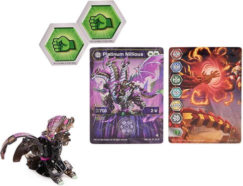 Bakugan Evolutions Platinum Series - Elemental Rare Nillious - True Metal 2022 in Kuwait