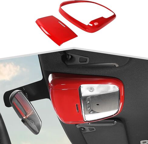 Front Roof Reading Light Panel fit for Dodge Charger Durango 2011+/ Chrysler 300C 2011+ Front Roof-Reading Lamp Cover Interior Accessories,Pink in Saudi Arabia