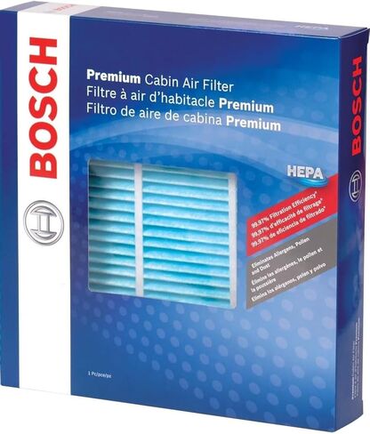 BOSCH 6105C HEPA Cabin Air Filter - Compatible with Select Infiniti QX50, QX55, QX60; Nissan Altima, Murano in Kuwait