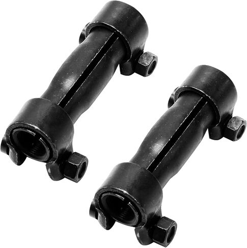 Detroit Axle - Front 6pc Suspension Kit for 2003-2005 Ford E-150 Club Wagon, 1992-2002 E-150 Econoline Club Wagon, 2 Outer Tie Rod Ends 2 Inner Center Links 2 Adjusting Sleeves Replacement in Kuwait