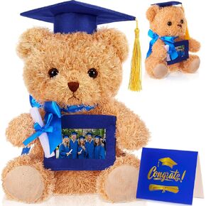 Soulchen 7 Inches Graduation Teddy Bear 2026 Bachelors Gown Plush Bear with Picture Frame Congrats Card Graduate Stuffed Animal Gifts Set for College Grad Preschool Kindergarten(Red) in Kuwait