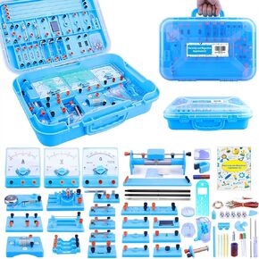 Physics Labs Basic Electricity & Magnetism Experiment Kit, STEM Electromagnetism & Elementary Electronics Learning Starter Set for High School Students Physics Science Lab Supplies in Saudi Arabia