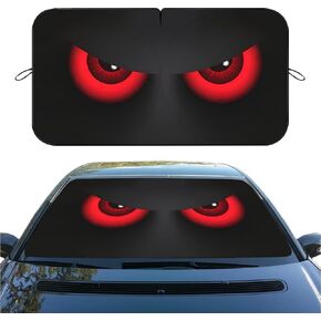Screaming Cat Car Windshield Sunshade, Funny Foldable Front Window Sun Shade, UV Rays & Heat Blocking, Universal Fit for Sedan SUV Truck, 59" x 31.5" Automotive Interior Protector in Saudi Arabia