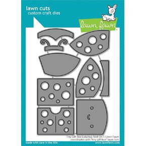 Lawn Fawn Dies - Tiny Gift Box Ladybug Add-On (LF2256) in Kuwait