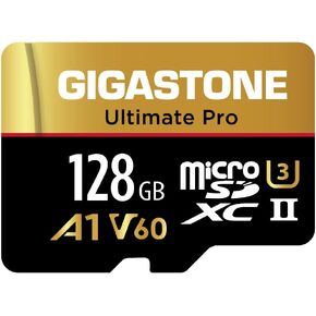 [5-Yrs Free Data Recovery] GIGASTONE 512GB Micro SD Card, Ultimate Pro, MicroSDXC Memory Card for Camera, R/W up to 280/200 MB/s, UHS-II U3 A1 V60 C10, with Adapter in Kuwait