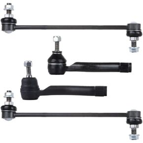 Suspension Kit 4Set Front Sway Bar Outer Tie Rod fits Alloy Steel in Kuwait