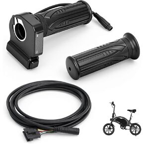 48V Electric Bike Throttle Grip with LCD Voltage Display & Cruise Control, Replacement for Jetson Haze Folding Ebike, DYU Y16 Electric Bicycle, 6-Pin Plug and Play Accelerator in Saudi Arabia