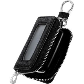 Premium Car Leather Key Fob Case Genuine Leather Car Smart Universal Key Holder Cars Remote Keychain Fob Bag in Saudi Arabia