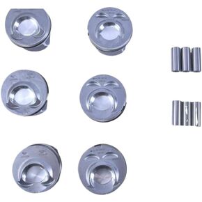 6-Piece Engine Piston Ring Set Compatible with 2008-2017 Q7 and CC VR6 3.6L Engines - Replaces 03H107066N, 03H107066F in Saudi Arabia