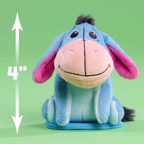 Disney Perch’d 4-inch Shoulder Plush Eeyore Stuffed Animal, Wearable Plushie, Soft Toy for Fans, Girls, Boys, Kids, Ages 3 and Up by Just Play in Kuwait