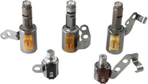 U140E U241E مجموعة الملف اللولبي ناقل الحركة 5 قطعة متوافقة مع تويوتا لكزس RAV4 كامري هايلاندر قطع غيار علبة التروس الأوتوماتيكية in Kuwait