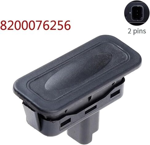 8200076256 مفتاح تحرير صندوق إضاءة السيارة الخلفي زر غطاء الباب الخلفي لرينو Forclio Mk3 لـ Megane Mk2 لـ Laguna 3 2002-2017 مزلاج قفل صندوق السيارة in Kuwait