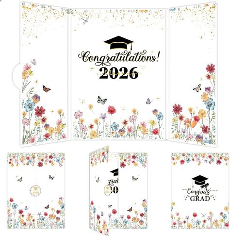 Graduation Guest Book Class of 2026 Wildflower Graduation Signature Book Alternative Sign in Books for Congrats Grad Party Decorations High School College Happy Grad Gift Signing Card Board in Kuwait