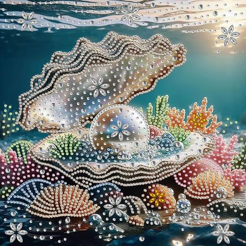 XIYOUVIGOR Special Shape Diamond Art Kits for Adults, Beauty 5D Diamond Painting Kits for Beginner, Gem Art, Diamond Crystal Rhinestones Painting Kits for Home Wall Decor Gift,11.8x11.8 in in Saudi Arabia