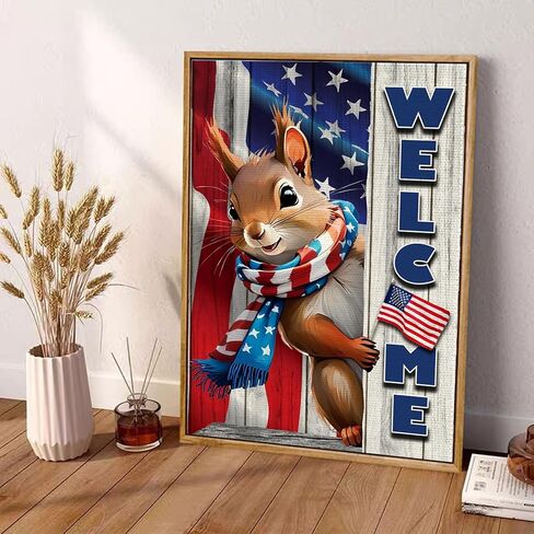 Patriotic Diamond Art Kits for Adults, 5D 4th of July DIY Diamond Painting Kits for Beginner, Independence Day Diamond Dots Full Drill Crafts for Home Wall Decor for Teens BoysGirls12x16in in Saudi Arabia